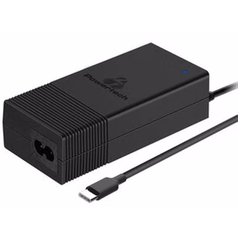 Powertech Φορτιστής Laptop Pt-1256 Με 12 Βύσματα, Usb-c Pd, 90w, Μαύρος