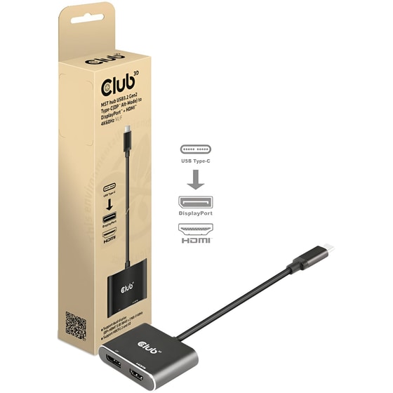 Docking Station Club3D CSV-1552 2-Port USB 3.2 συμβατό με USB-C image 5