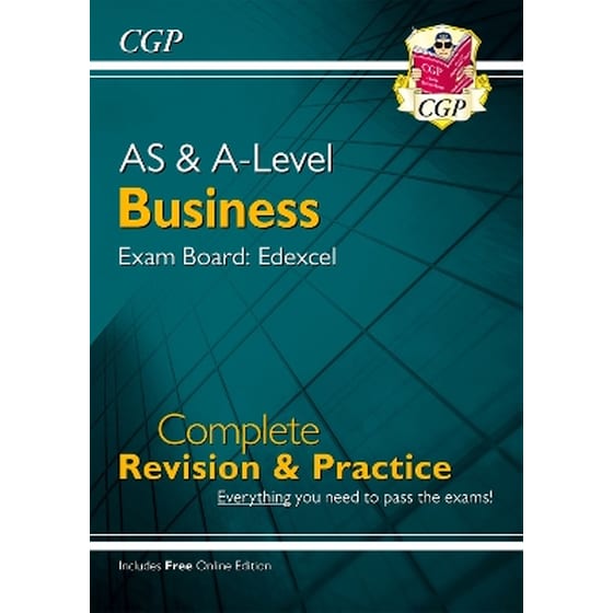 AS and A-Level Business: Edexcel Complete Revision & Practice with Online Edition image 0