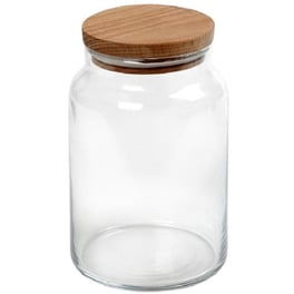 Βάζο Αποθήκευσης Τροφίμων Espiel Γυάλινο 1.4lt - Διάφανο/Καφέ