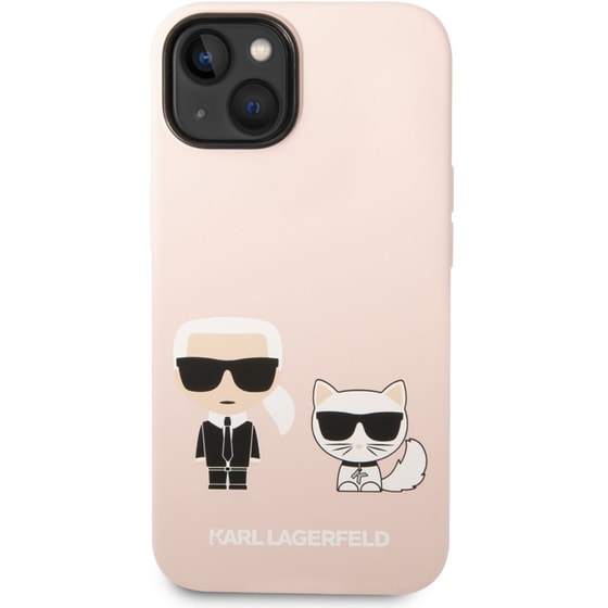 Karl Lagerfeld Silicone Case Karl Choupette Θήκη Προστασίας Από Σιλικόνη – Iphone 14 Plus (light Pink – Klhcp14msskci) image 0