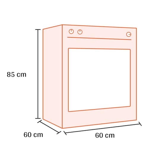 GORENJE GEC6A41WC 71 Lt Λευκό Ηλεκτρική Κουζίνα image 2