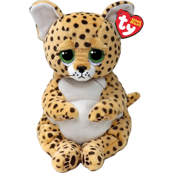 Λούτρινο TY Beanie Bellies Lloyd Χνουδωτή Λεοπάρδαλη Ταμπά (23cm) image 0