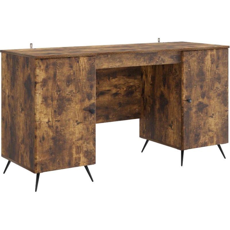 Γραφείο VidaXL 142,5x50x75 cm - Καπνιστή Δρυς