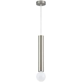 Φωτιστικό Οροφής Μονόφωτο Homelighting Adept Tube Μεταλλικό Φ5.5x40-300 cm - Ασημί