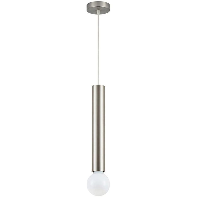 HOMELIGHTING Φωτιστικό Οροφής Μονόφωτο Homelighting Adept Tube Μεταλλικό Φ5.5x40-300 cm - Ασημί