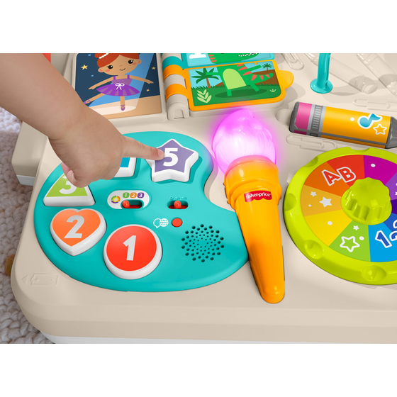 Fisher Price Εκπαιδευτικό Τραπέζι-Πίνακας 4 σε 1 image 4