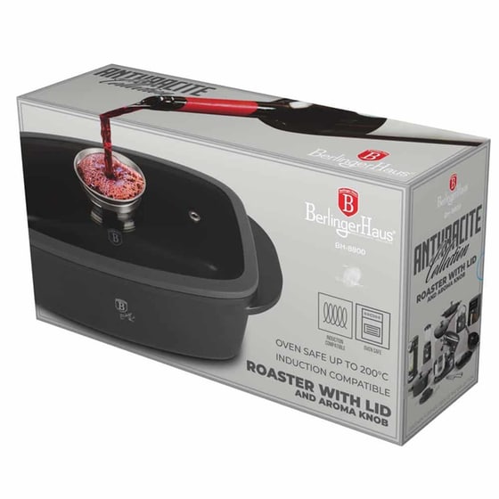 BERLINGER HAUS BH-8800 Μαντεμένια Γάστρα 32 cm 6 L Ανθρακί image 1
