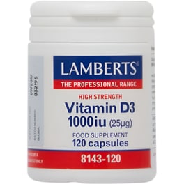 Lamberts Vitamin D3 1000IU - 120 κάψουλες