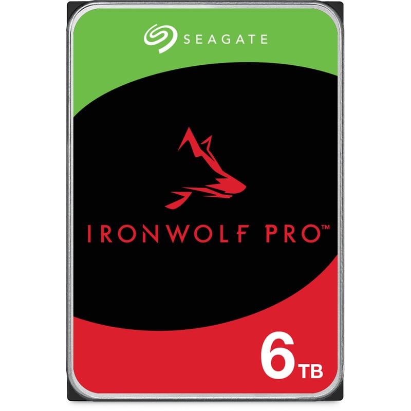 SEAGATE Εσωτερικός Σκληρός Δίσκος HDD Seagate IronWolf Pro 6TB 3.5 Sata Nas