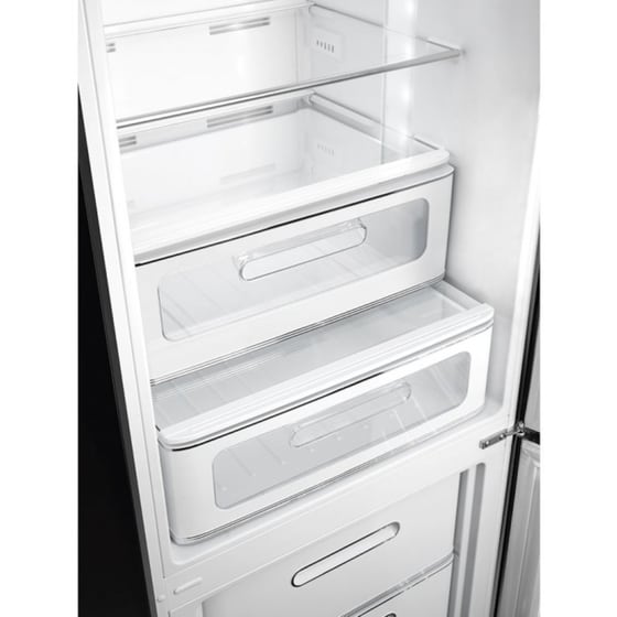 SMEG FAB32RBL5 331 Lt Μαύρο Ψυγειοκαταψύκτης image 2