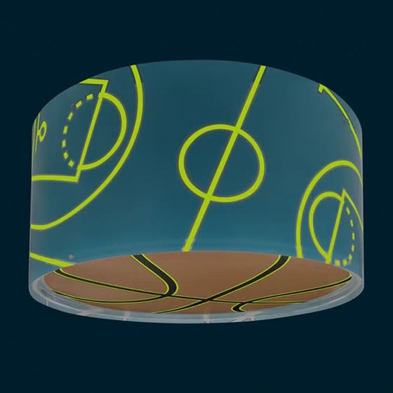 Παιδικό Φωτιστικό Οροφής Ango Sports Basket Πλαφονιέρα 41746 image 4