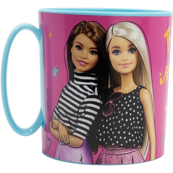 Κούπα Gim Barbie Πλαστική 350 ml - Μπλε Ανοιχτό/Ροζ image 0