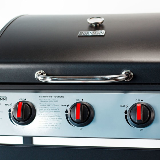 BORMANN BBQ3000 με 3 Εστίες 3.6kW Ψησταριά Υγραερίου image 5