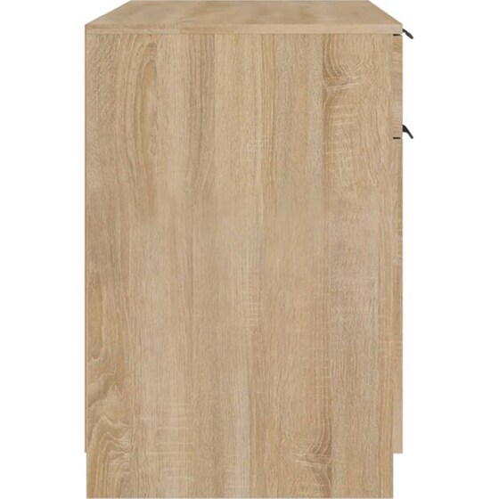 Γραφείο VidaXL από Επεξεργασμένο Ξύλο 100x50x75 cm - Sonoma Δρυς image 4