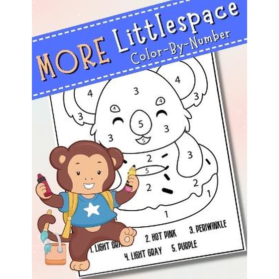 More Little Space Color By Numbers for DDlg, DDlb, MDlg, MDlb & Other BDSM Cuties image 0