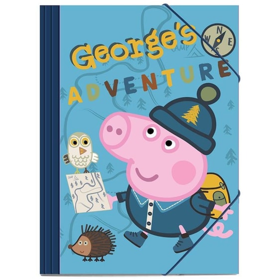 Φάκελος Πρεσπάν Διακάκης Με Λάστιχο 25x35 George image 0