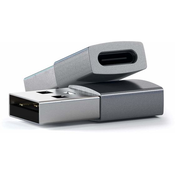 Αντάπτορας Satechi USB-A male σε USB-C female Ασημί image 0