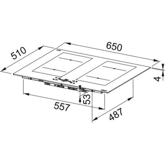 FRANKE Mythos FMA 654 I F BK KL 60 cm Εστία Επαγωγική Αυτόνομη image 6