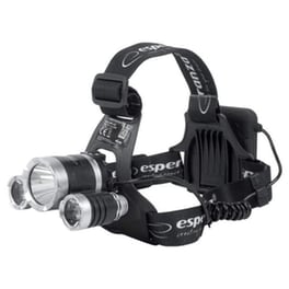 Φακός Κεφαλής Esperanza Cree T6 + 2x Xpe Cepheus Eot026, 200lm, Μαύρος