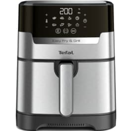 Φριτέζα Αέρος και Γκριλ TEFAL EASY FRY & GRILL DIGITAL EY505D 1400 W με Αποσπώμενο Κάδο 4.2 L Inox
