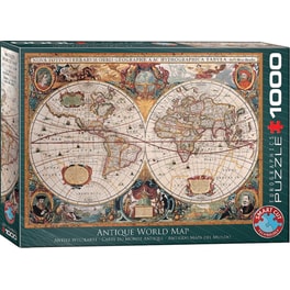 Παζλ Eurographics Antique World Map Orbis Geographic Mercator-Hondius Atlas (1000 Κομμάτια)