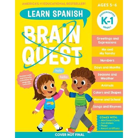 Brain Quest Workbook: Learn Spanish image 0
