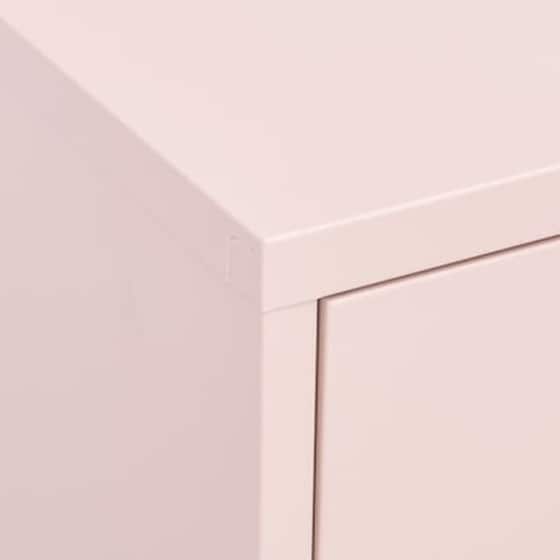 Vidaxl Ντουλάπι Αποθήκευσης Ροζ 80 X 35 X 101,5 Εκ. Από Ατσάλι image 3