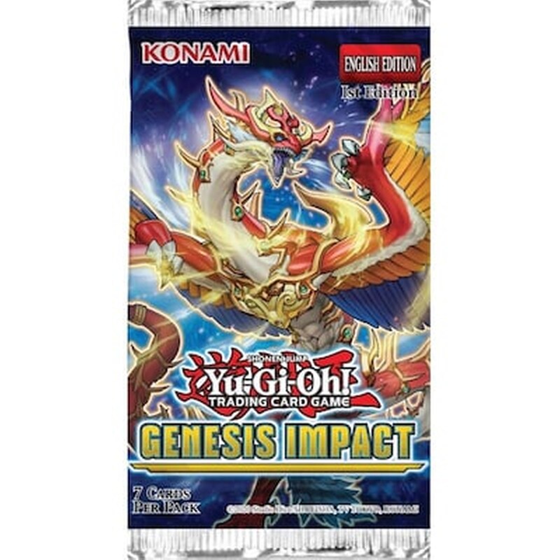 Yu-gi-oh! Genesis Impact Booster (7 cards)