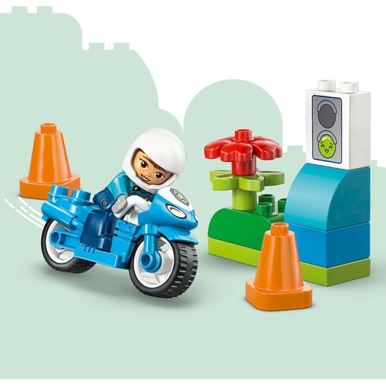LEGO® DUPLO® Town Μπλε Αστυνομική Μοτοσικλέτα (10471) image 3