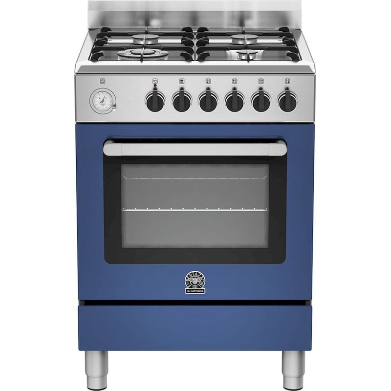 LA GERMANIA PRM6640EXBT(GN) 56 Lt Μπλε Κουζίνα Μεικτή Φυσικού Αερίου