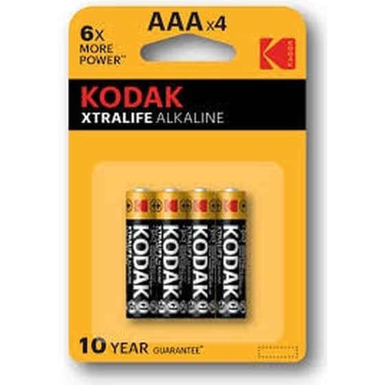 Kodak Αλκαλικές Μπαταρίες Xtralife LR03 AAA 1.5V 4τμχ image 0