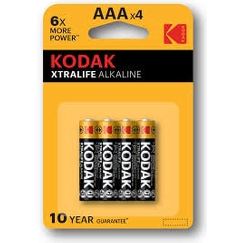 Kodak Αλκαλικές Μπαταρίες Xtralife LR03 AAA 1.5V 4τμχ