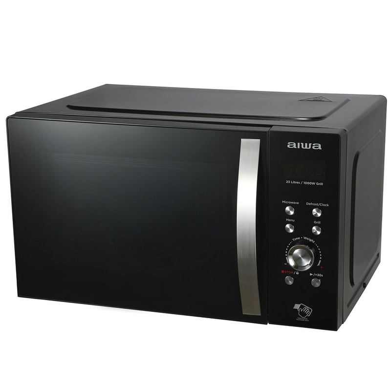 AIWA MW-230DG/BK 23 Lt με Grill Μαύρο Φούρνος Μικροκυμάτων