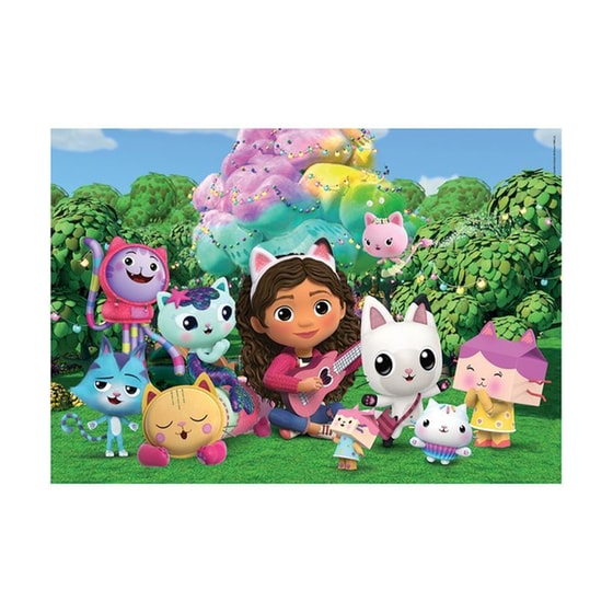 Παιδικό Παζλ Clementoni Maxi Super Color Gabby's Dollhouse (24 Κομμάτια) image 2