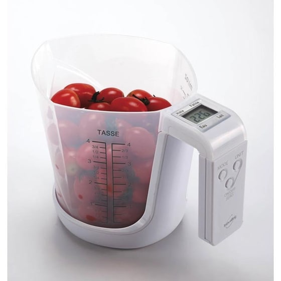 INOVALLEY 3kg Λευκή Ψηφιακή Ζυγαριά Κουζίνας image 1