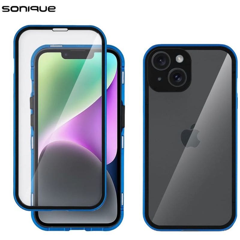 Θήκη Apple iPhone 14 - Sonique Magnetic 360° Full Protector - Μπλε SONIQUE