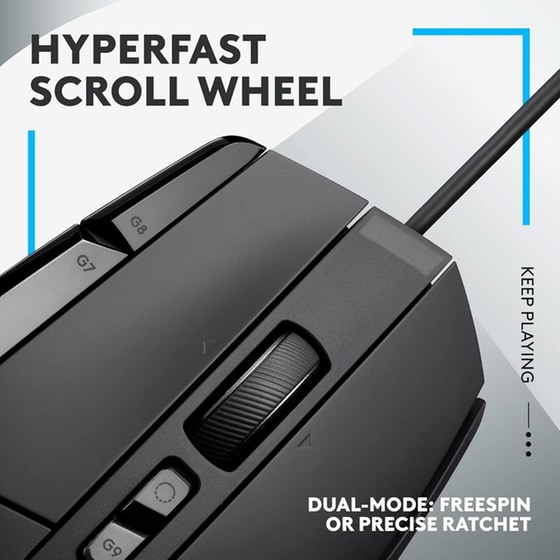 Gaming Ενσύρματο Ποντίκι Logitech G G502 X με Mousepad G240 - Μαύρο image 9