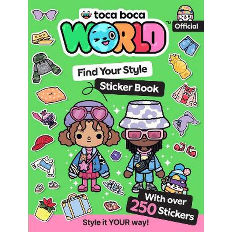 Toca Boca Find Your Style Sticker Book