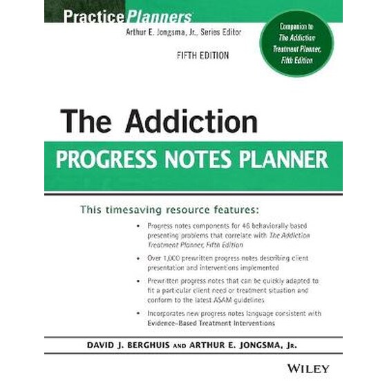 Addiction Progress Notes Planner image 0