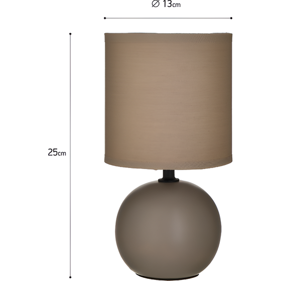 Φωτιστικό Γραφείου Click Επιτραπέζιο 40W - Μπεζ image 1