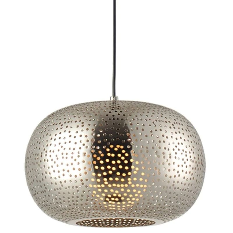 Φωτιστικό Οροφής Μονόφωτο Aca V371131ps Μεταλλικό - Ασημί