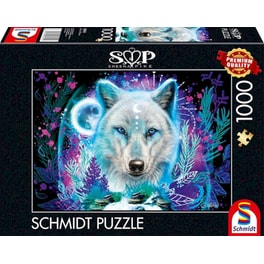 Παζλ Schmidt Neon Arctic Wolf (1000 Κομμάτια)