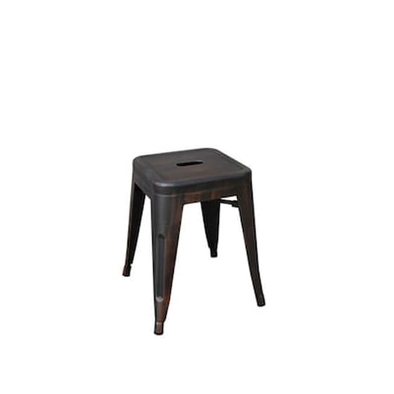 Σκαμπό Κήπου Woodwell Μεταλλικό Antique 45 cm - Μαύρο image 0