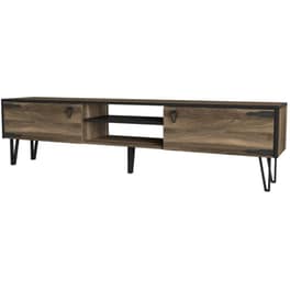 Έπιπλο Τηλεόρασης Thira Μοριοσανίδα 180x30x49cm - Καφέ