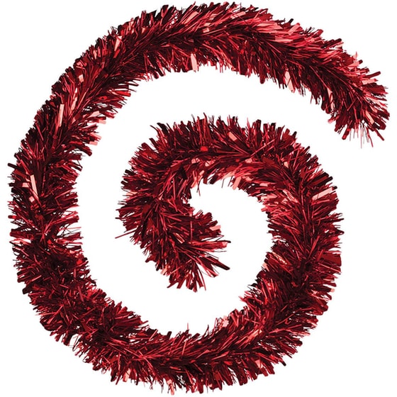 Xριστουγεννιάτικη Γιρλάντα Spitishop A-s Tinsel 184445 200x15cm 1 Τμχ - Κόκκινο image 0