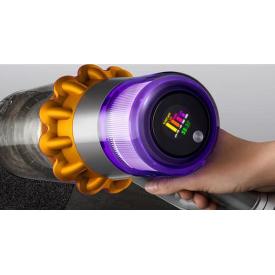 DYSON V15s Detect Submarine 25.2 V 0.77 L Yellow/Iron/Nickel Σκούπα Stick image 27