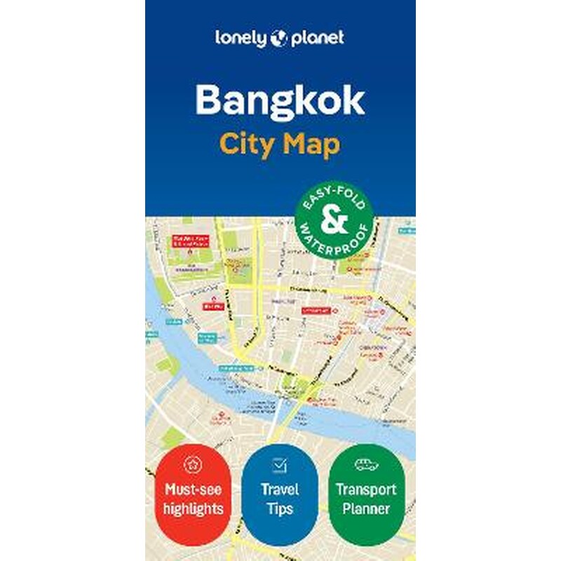 Lonely Planet Bangkok City Map