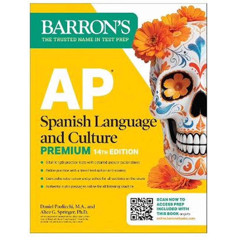 AP Spanish Language and Culture Premium, Fourteenth Edition: Prep Book with 5 Practice Tests + Comprehensive Review + Online Practice (2026)