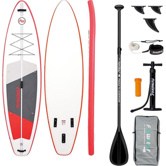 Φουσκωτή Σανίδα SUP FunWater 335x84x15cm - Κόκκινη image 0